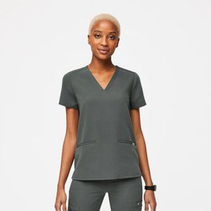 FIGS Casma Scrub Top in "Bonsai"
